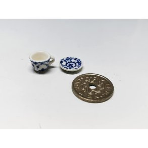 Bl musselmalet kop og underkop (ny)