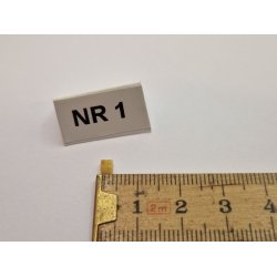 1 stk Gul "lege" klods i resin (hndlavet)