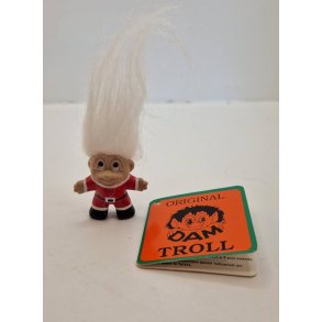 Dam trold med nisse tj og hvidt hr (ny)