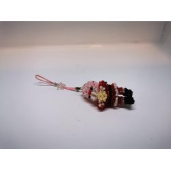 Perle julemand (hndlavet)