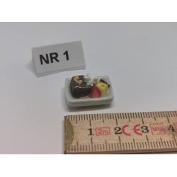 Tallerken med kage og is (ny)