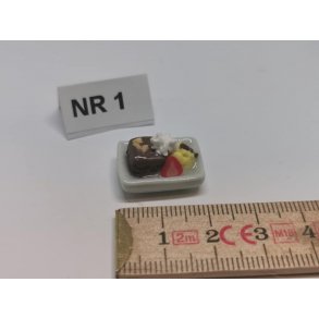 Tallerken med kage og is (ny)