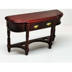 Konsulbord med skuffe til dukkehus scala 1:12 (ny)