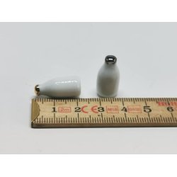 Mlke/flde flasker i porceln (nye)