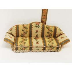 Sofa til dukkehus scala 1:12 (hndlavet)