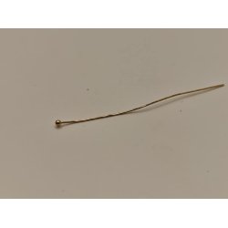 2 stk Perlestav i "guld"