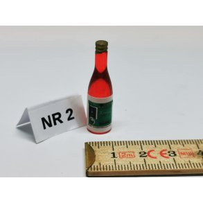 Flaske i plastik (2) (brugt)