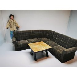 Bord med marmor look (hndlavet)