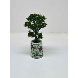 Blomster potte/vase i porceln (brugt)