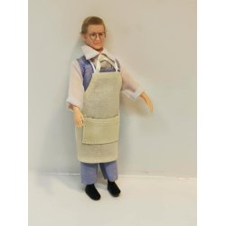 Dukke til dukkehus scala 1:12 (ny)