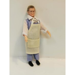 Dukke til dukkehus scala 1:12 (ny)