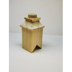 Skorsten i umalet tr (ny)