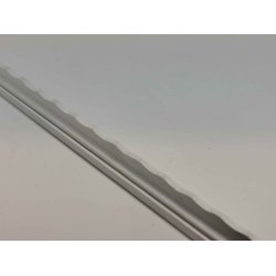 Hvid malet pynte liste 7x13 mm