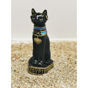 Egyptisk kat i resin (ny)