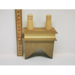 Skorsten i umalet tr (ny)