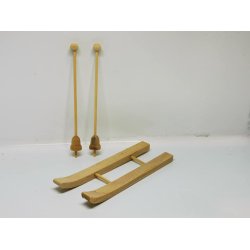 Ski og stave til umalet tr (nye)