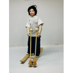 Ski og stave til umalet tr (nye)