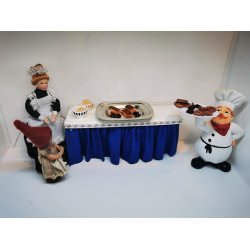 3 skiver steg (hndlavet)