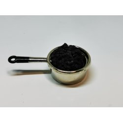 Gryde i metal med rdkl (ny/hndlavet)