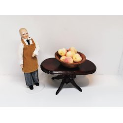 Stor fersken (ny) til dukkehus scala 1:6