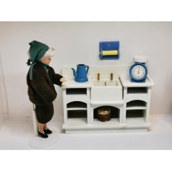 Kkkenrulle holder i plastik (brugt)