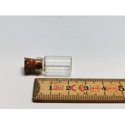 Krukke med kork prop (ny)