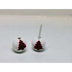 Tr perle / lysestage (ny)