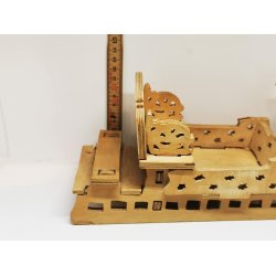 Julemands slde eller kane (hndlavet)