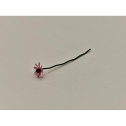 1 stk Hvid eller Lyserd blomst (hndlavet)