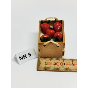 Trkasse med rdpeber (ny)