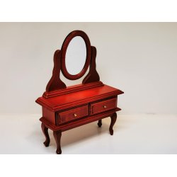 Kommode med spejl (brugt)