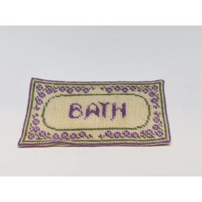 Bademtte (hnd broderet)