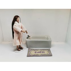 Bademtte (hnd broderet)