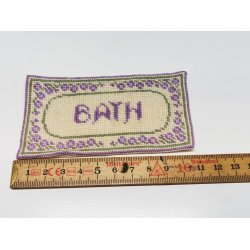 Bademtte (hnd broderet)