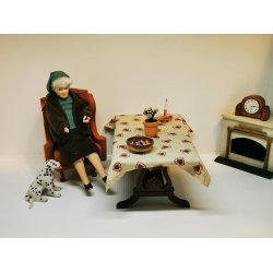 Jule voksdug 17 x 12 cm