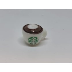 Kop med kaffe eller cacao i plastik (ny)