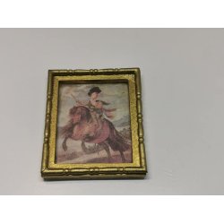 Billede af hest og rytter (brugt)