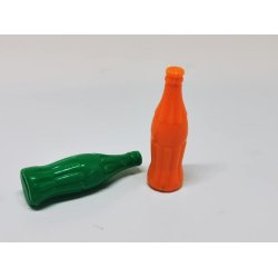 2 flasker i plastik (brugt)