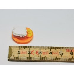 Tallerken med sandwich (brugt)