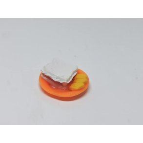 Tallerken med sandwich (brugt)