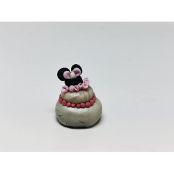 Kage med Minnie Mouse re (hndlavet)