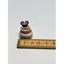 Kage med Minnie Mouse re (hndlavet)