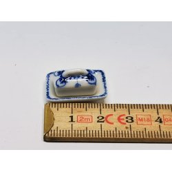 Bl musselmalet Smrskl med lg (ny)