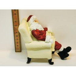En sovende julemand i resin (ny)