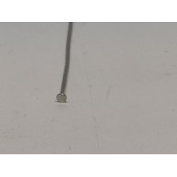 4 stk perlestave med flad hoved (nye)