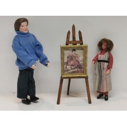 Billede af hest og rytter (brugt)