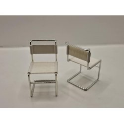 "Barber" stol i metal og plastik (nye)