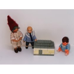 Lego Modulex miniature byggeklods fra 1960'erne (gammel)