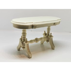 Ovalt bord til dukkehus scala 1:12 (brugt)