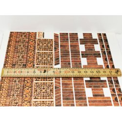 Murstens/flise Tapet med struktur